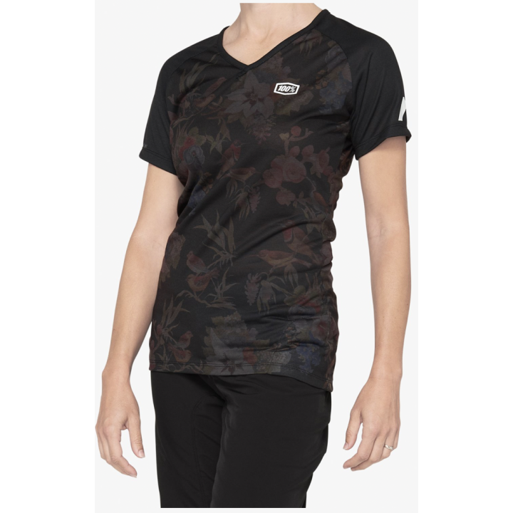 Maglia 100% AIRMATIC Donna - Floral Black 100%