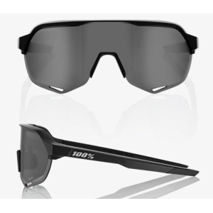 Occhiali 100% S2 Soft Tact Black - Smoke Lens 100%