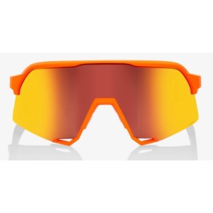 Occhiali 100% S3 Neon Orange - HiPER Red Mirror 100%
