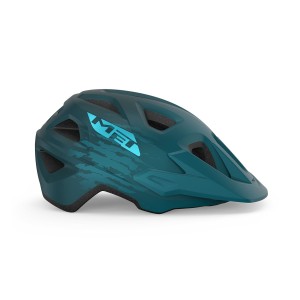 Casco Met Echo - Blu Petrolio Opaco Met