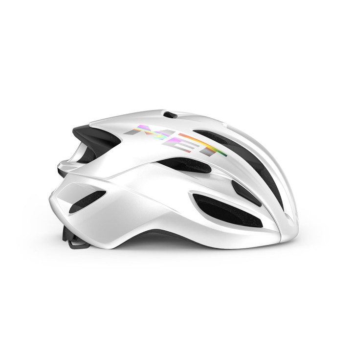 Casco Met Rivale Mips® - Bianco Olografico Lucido Met