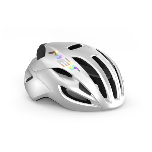 Casco Met Rivale Mips® - Bianco Olografico Lucido Met