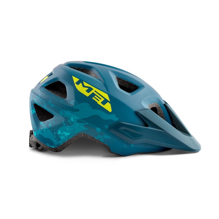 Casco Met Eldar Bimbo - Blu Petrolio Camo Met