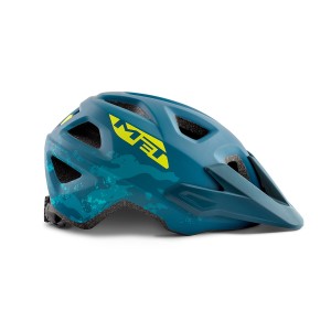 Casco Met Eldar Bimbo - Blu Petrolio Camo