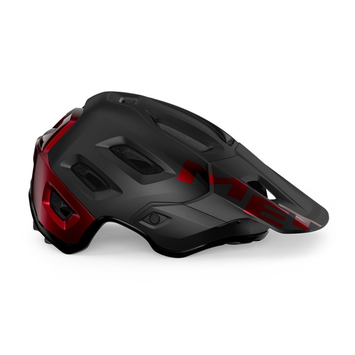 Casco Met Roam MIPS® - Nero/Rosso Metallizzato Met