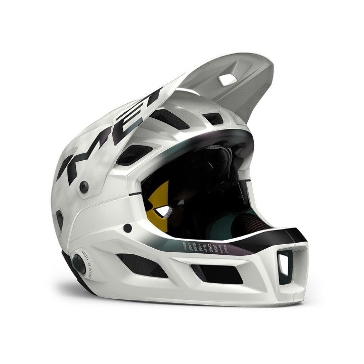 Casco Met Parachute MCR - Bianco Iridescente Met