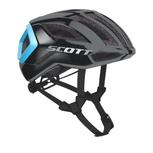 Casco Scott Centric Plus - Black/Light Blue