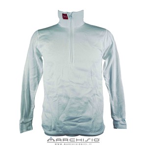 Dry  Maglia M/L con Zip 310 Wind - White