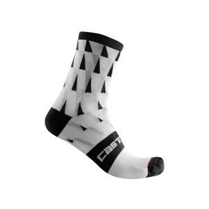 Calze Castelli Donna Pendio 12 - White/Black-Gray