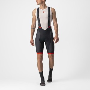 Salopette Pantaloncino Castelli Competizione Kit Bibshort - Black/Red Castelli