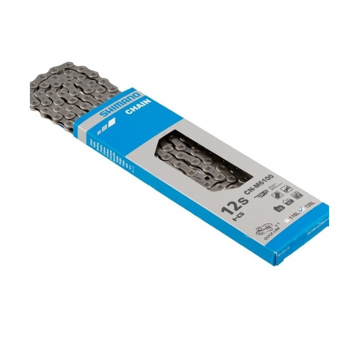 Catena Shimano 126 maglie +QuickLink CN-M6100 12-Velocità Shimano