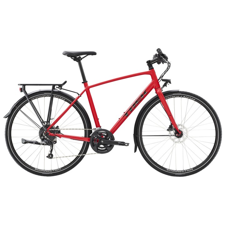 Bicicletta Trek FX 2 Disc Equipped - Satin Viper Red 2023 Trek Bikes