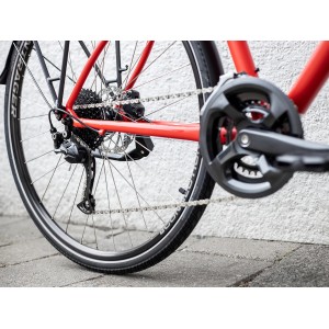 Bicicletta Trek FX 2 Disc Equipped - Satin Viper Red 2023 TREK