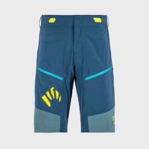 Pantaloncini Karpos Rapid Baggy - Blue/Yellow Fluo Karpos