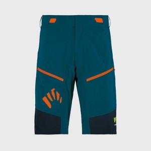 Pantaloncini Karpos Rapid Baggy -  Blue Petrol/Orange