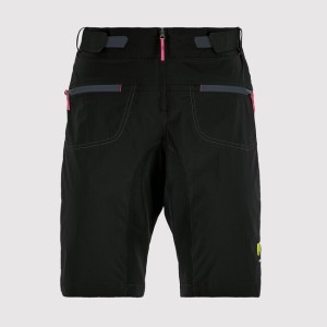 Pantaloncini Karpos Donna Ballistic Evo - Black/Fucsia