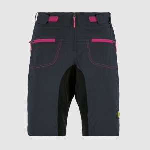 Pantaloncini Karpos Donna Ballistic Evo - Grey/Fucsia
