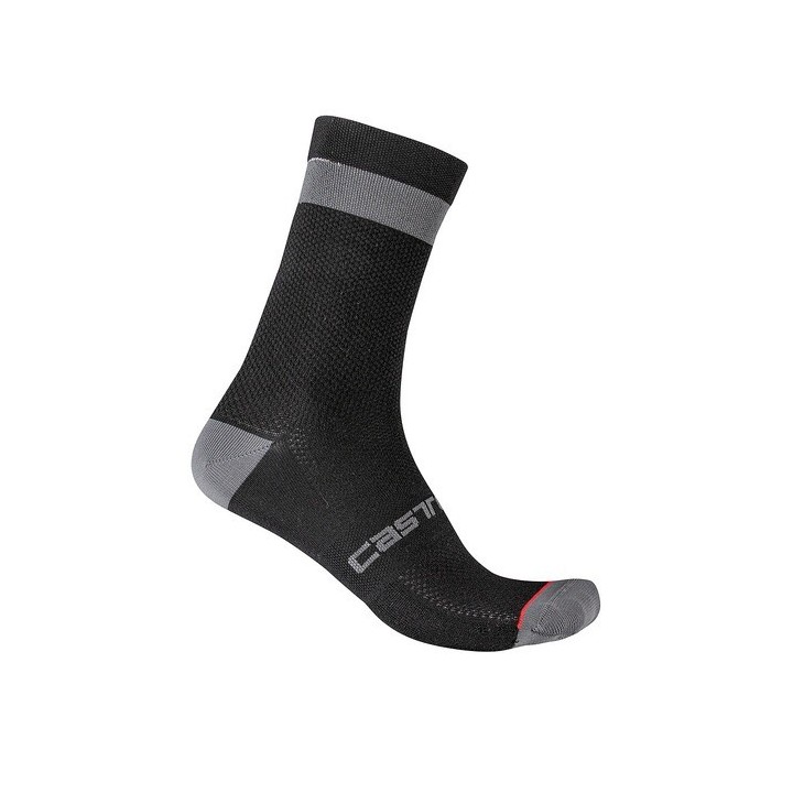 Calze Castelli Donna Alpha 15 - Black/Dark Gray Castelli