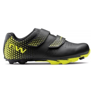 Shoes Northwave Spike 3 Black/Yellow Fluo
