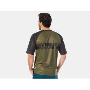 T-shirt da MTB Bontrager Rhythm Tech Tee - Olive Green Bontrager