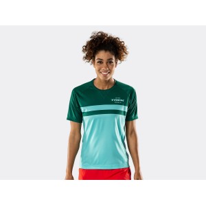 Maglia Donna Rhythm Mountain Tech Tee - Miami Green/British Racing Green Bontrager
