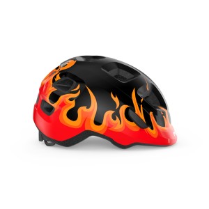 Casco Met Hooray Bimbo - Nero Fiamme Met