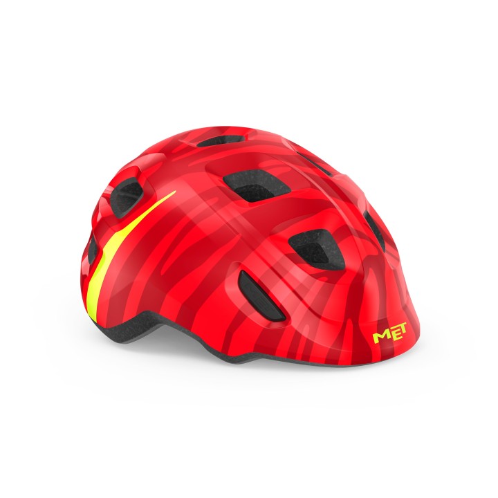 Casco Met Hooray Bimbo - Rosso Zebra Met