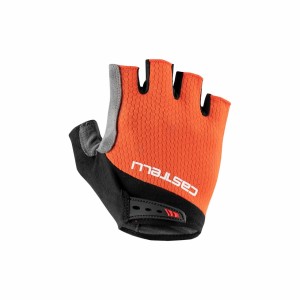 Gloves Castelli Entrance V Glove - Orange/Black