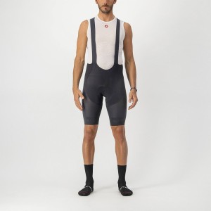 Dungarees shorts Castelli Superleggera Bibshort - Black
