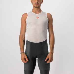 Smanicata Rete Castelli Pro Issue Sleeveless - White Castelli