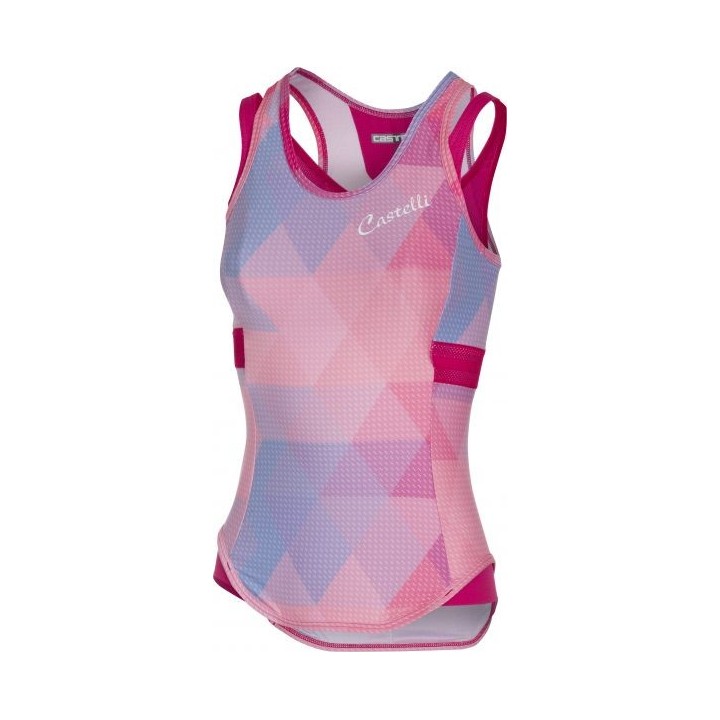 Top Castelli Donna Alba Sleeveless - Pink Castelli