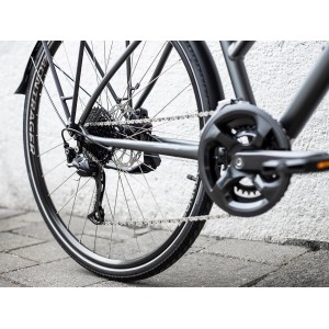 Bicicletta Trek FX 2 Disc Equipped Stagger - Satin Lithium Grey 2023 Trek Bikes