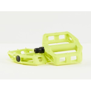 Pair of Pedals Bontrager Line Comp Flat Volt Green