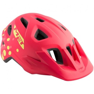 Casco Met Eldar Bimbo - Coral Pink Polka Dots