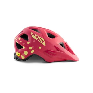 Casco Met Eldar Bimbo - Coral Pink Polka Dots Met