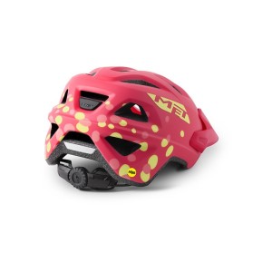 Casco Met Eldar Bimbo - Coral Pink Polka Dots Met