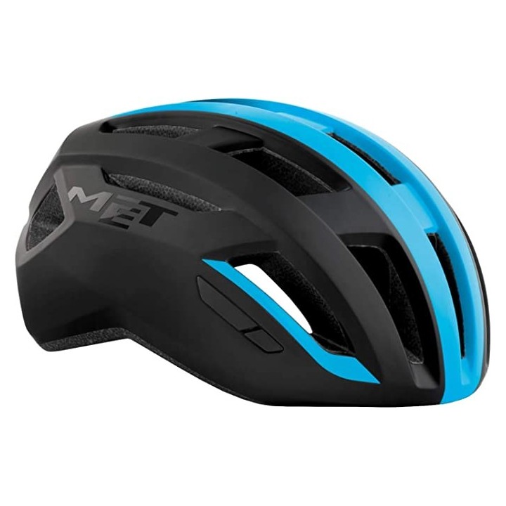 Casco Met Vinci Mips® - Nero/Blu Cyan Met