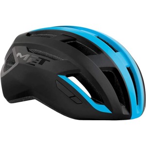 Casco Met Win Mips® - Black/Blu Cyan