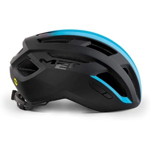 Casco Met Vinci Mips® - Nero/Blu Cyan Met
