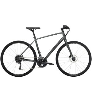 Bicicletta Trek FX 2 Disc - Satin Lithium Grey 2023 Trek Bikes