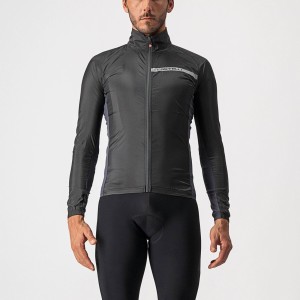 Mantellina Castelli Stretch Jacket - Light Black/Dark Gray