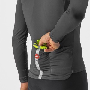 Gilet Antivento Castelli Squadra St. Vest - Electric Lime/Dark Gray Castelli