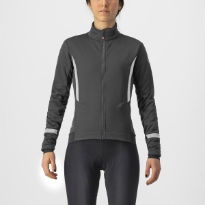 Giacca Castelli Donna Dinamica 2 Jacket - Light Black/White Reflex Castelli