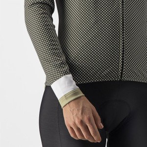 Maglia M/L Castelli Donna Volare LS Jersey - Military Green/White Green Tea Castelli