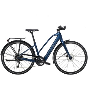 Bicicletta Trek FX+ 2 Stagger - Satin Mulsanne Blue 2023 Trek Bikes