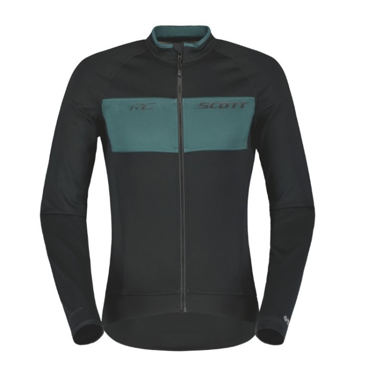 Giacca Scott Rc Warm Reversible WB - Black/Aruba Green Scott