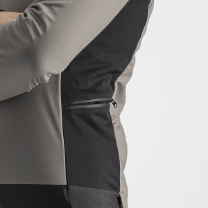 Giacca Castelli Alpha RoS 2 Jacket - Nickel Gray/Black Reflex Castelli
