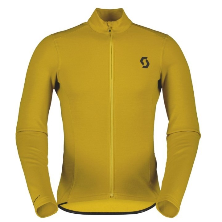 Maglia Maniche Lunghe Scott Gravel Merino - Mellow Yellow Scott