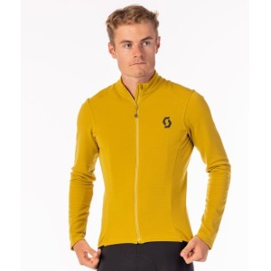 Maglia Maniche Lunghe Scott Gravel Merino - Mellow Yellow Scott