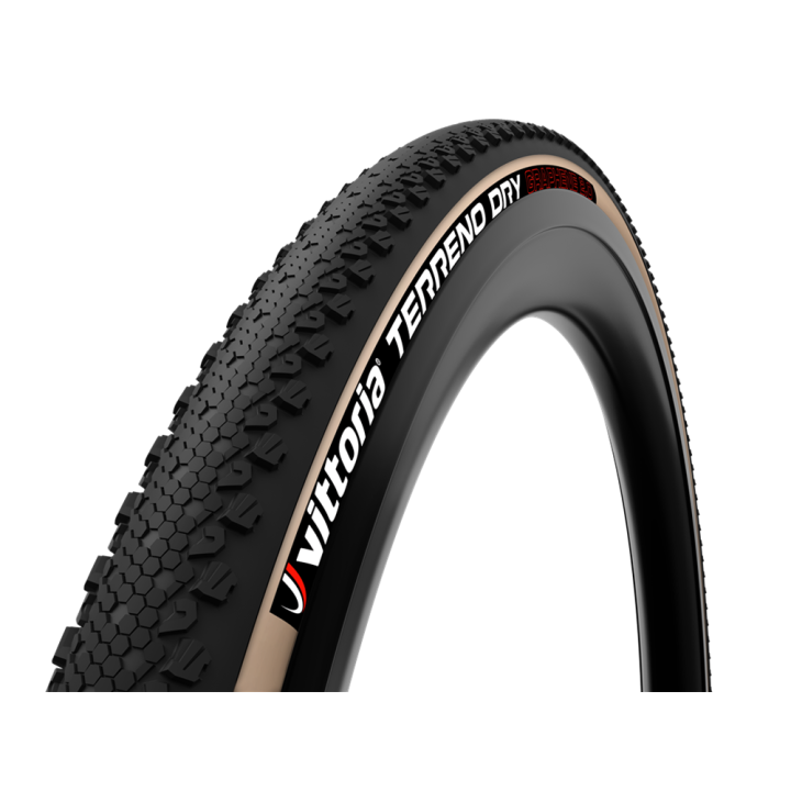 Pneumatico Vittoria Terreno Dry Tubeless TNT 700x38c - Tan/Black Vittoria
